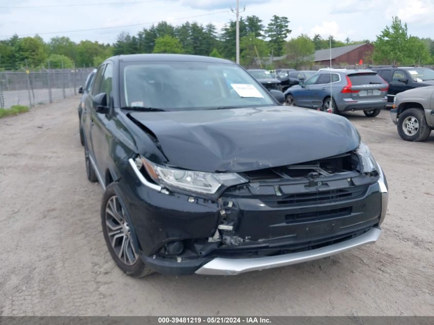 2016 Mitsubishi Outlander Es VIN: JA4AZ3A36GZ036537 Lot: 39481219