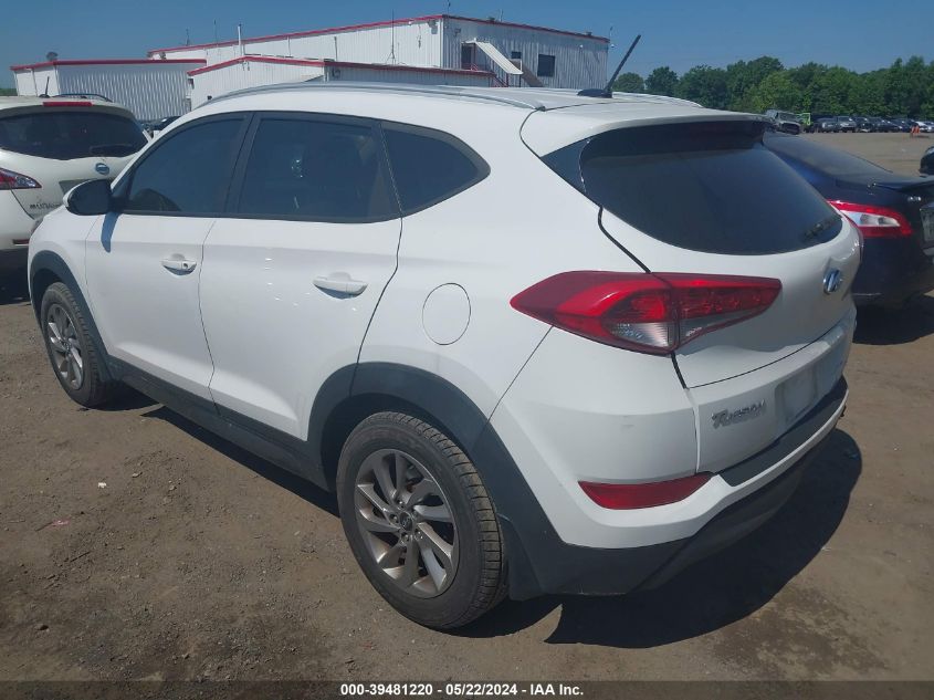 2016 Hyundai Tucson Se VIN: KM8J3CA44GU183030 Lot: 39481220