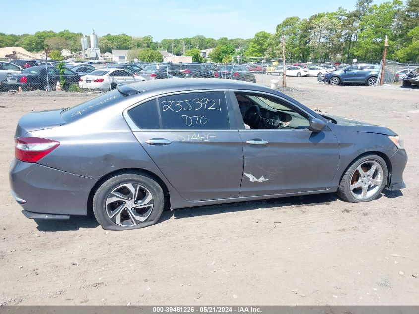 2016 Honda Accord Lx VIN: 1HGCR2F39GA084079 Lot: 39481226