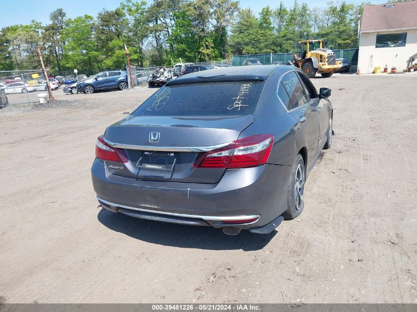 2016 Honda Accord Lx VIN: 1HGCR2F39GA084079 Lot: 39481226