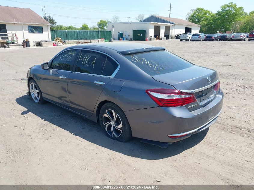 2016 Honda Accord Lx VIN: 1HGCR2F39GA084079 Lot: 39481226