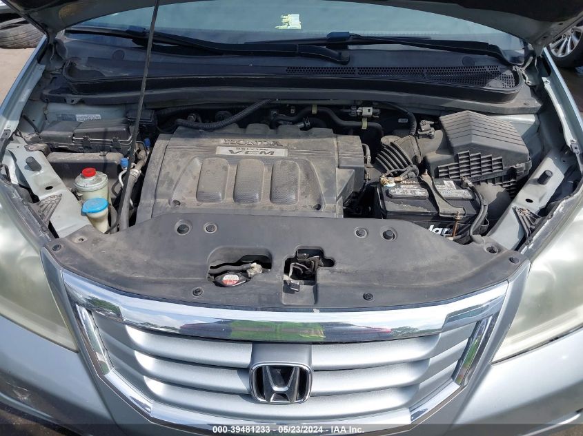 2010 Honda Odyssey Ex-L VIN: 5FNRL3H72AB089509 Lot: 39481233