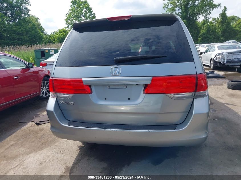 2010 Honda Odyssey Ex-L VIN: 5FNRL3H72AB089509 Lot: 39481233