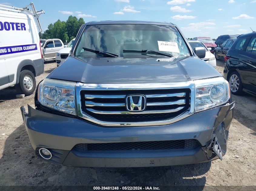 2012 Honda Pilot Ex-L VIN: 5FNYF3H57CB025857 Lot: 39481248