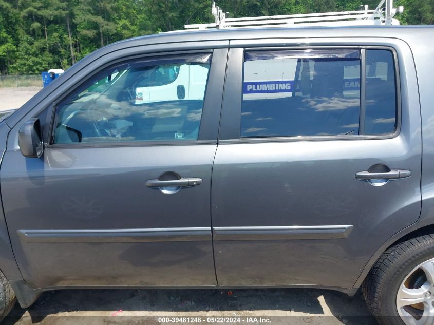 2012 Honda Pilot Ex-L VIN: 5FNYF3H57CB025857 Lot: 39481248