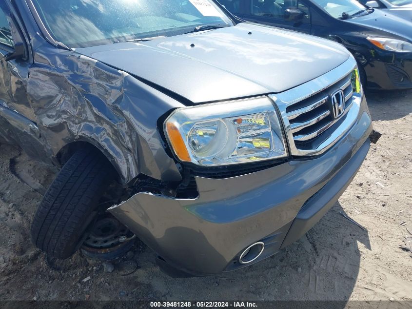 2012 Honda Pilot Ex-L VIN: 5FNYF3H57CB025857 Lot: 39481248