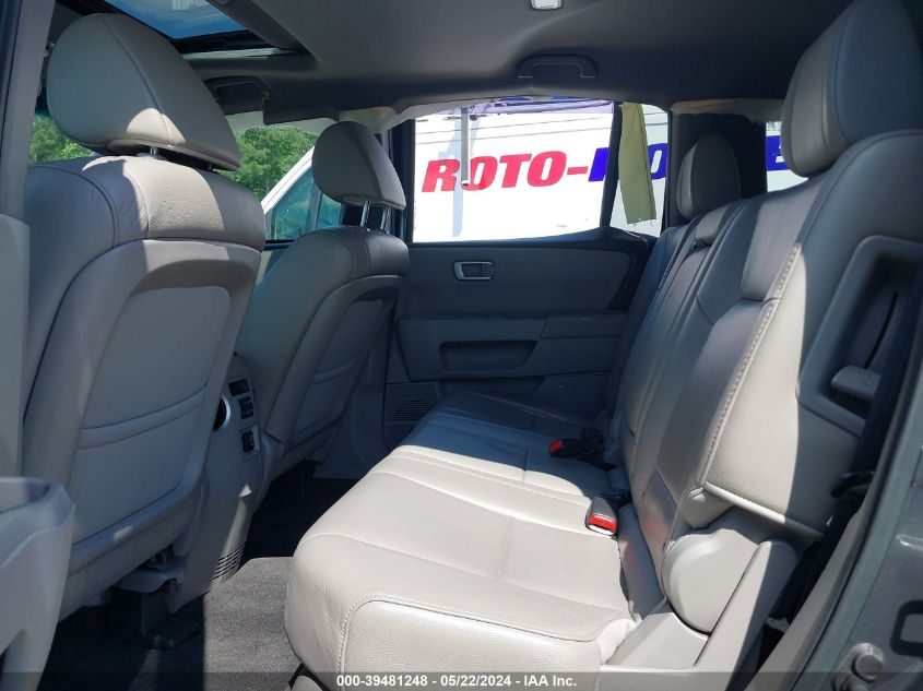 2012 Honda Pilot Ex-L VIN: 5FNYF3H57CB025857 Lot: 39481248