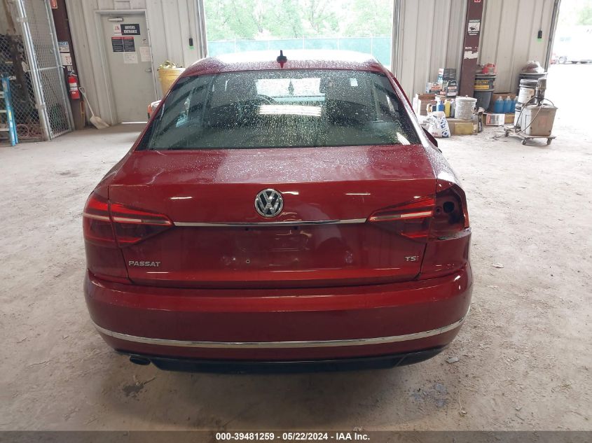 2017 Volkswagen Passat 1.8T R-Line VIN: 1VWDT7A38HC017226 Lot: 39481259