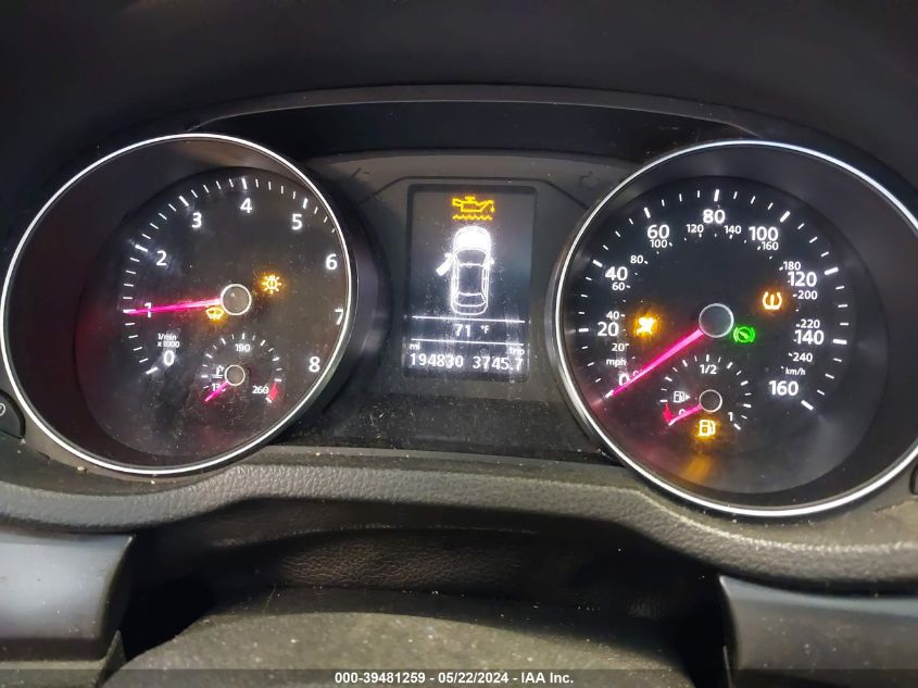 2017 Volkswagen Passat 1.8T R-Line VIN: 1VWDT7A38HC017226 Lot: 39481259