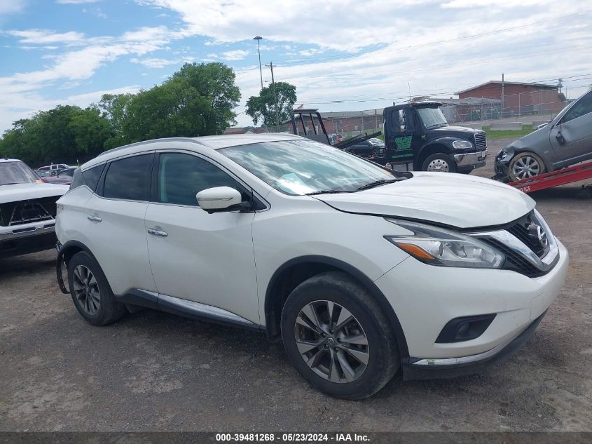 2015 Nissan Murano Sl VIN: 5N1AZ2MG7FN235774 Lot: 39481268