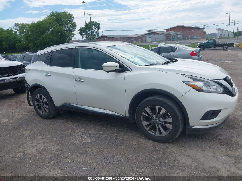 2015 Nissan Murano Sl VIN: 5N1AZ2MG7FN235774 Lot: 39481268