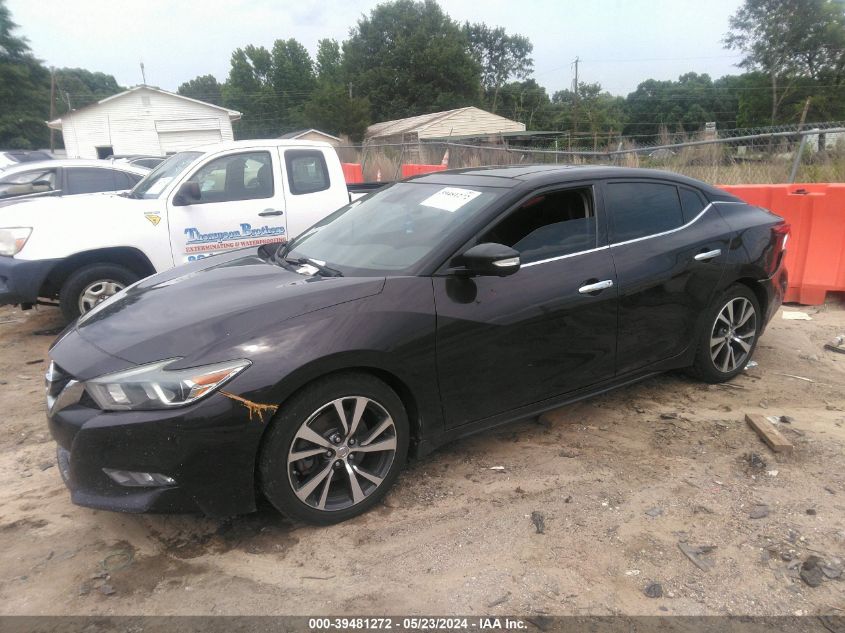 2016 Nissan Maxima 3.5 Platinum/3.5 S/3.5 Sl/3.5 Sr/3.5 Sv VIN: 1N4AA6AP8GC401231 Lot: 39481272