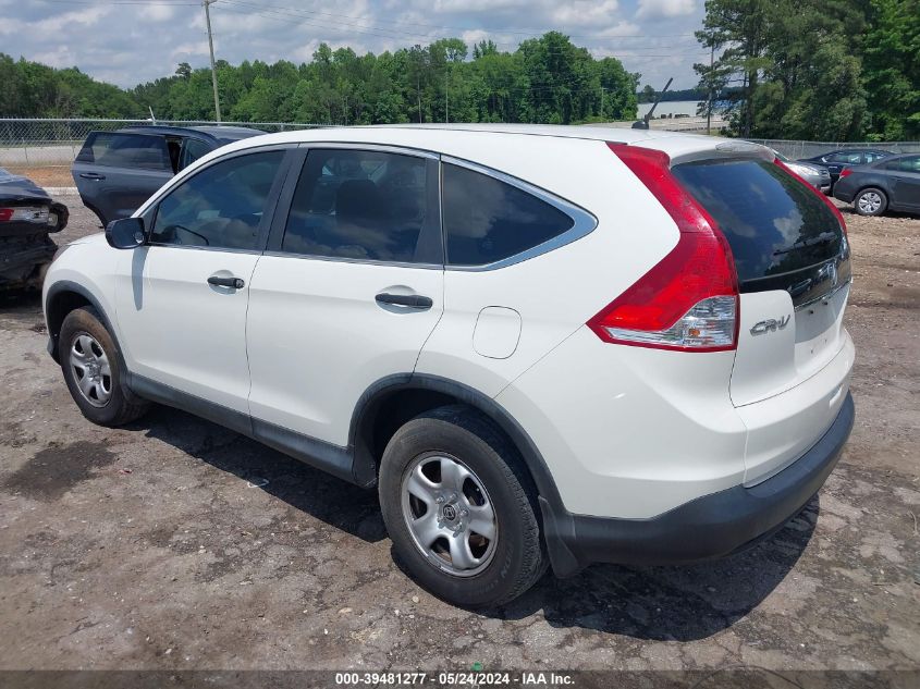 2013 Honda Cr-V Lx VIN: 5J6RM4H32DL083172 Lot: 39481277