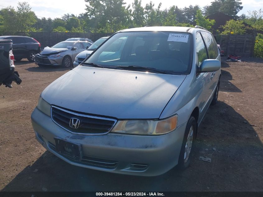 2002 Honda Odyssey Ex-L VIN: 2HKRL18932H590434 Lot: 39481284