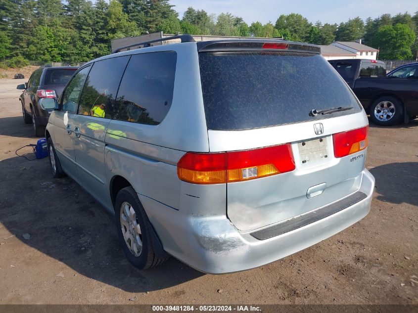 2002 Honda Odyssey Ex-L VIN: 2HKRL18932H590434 Lot: 39481284