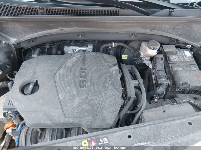 2021 Hyundai Santa Fe Sel VIN: 5NMS6DAJ2MH315183 Lot: 39481301