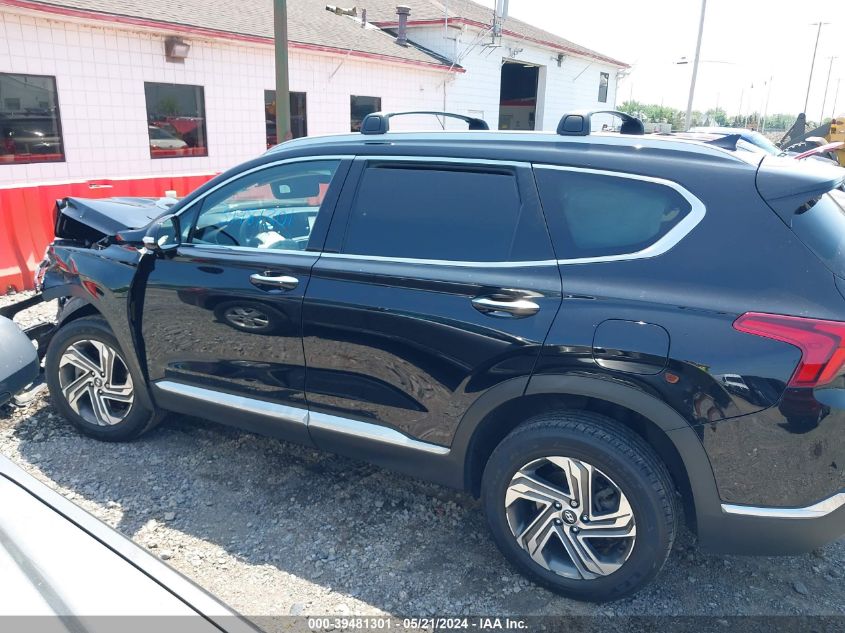 2021 Hyundai Santa Fe Sel VIN: 5NMS6DAJ2MH315183 Lot: 39481301
