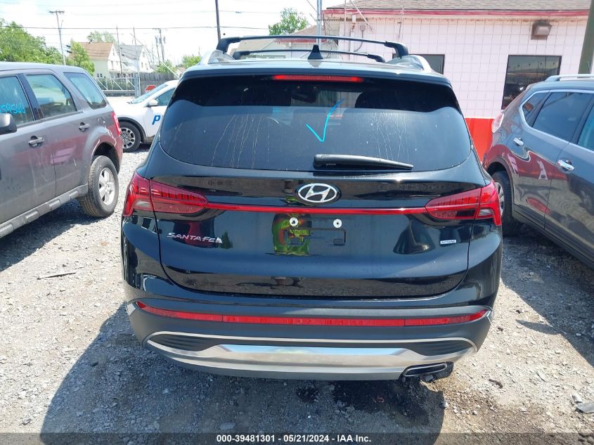 2021 Hyundai Santa Fe Sel VIN: 5NMS6DAJ2MH315183 Lot: 39481301