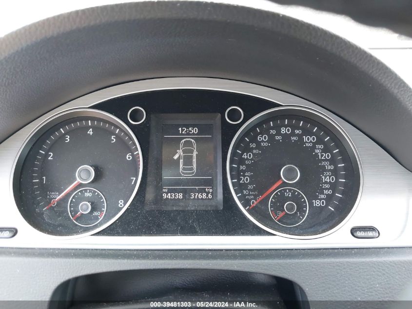 2016 Volkswagen Cc 2.0T Sport VIN: WVWBP7AN7GE518594 Lot: 39481303