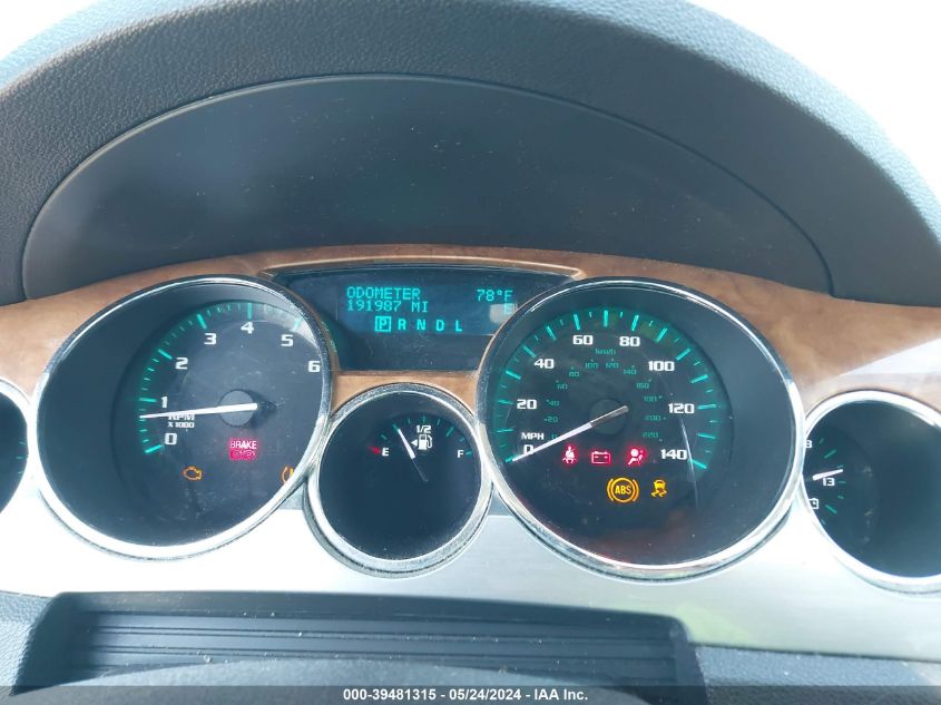 2012 Buick Enclave Premium VIN: 5GAKVDEDXCJ162196 Lot: 39481315