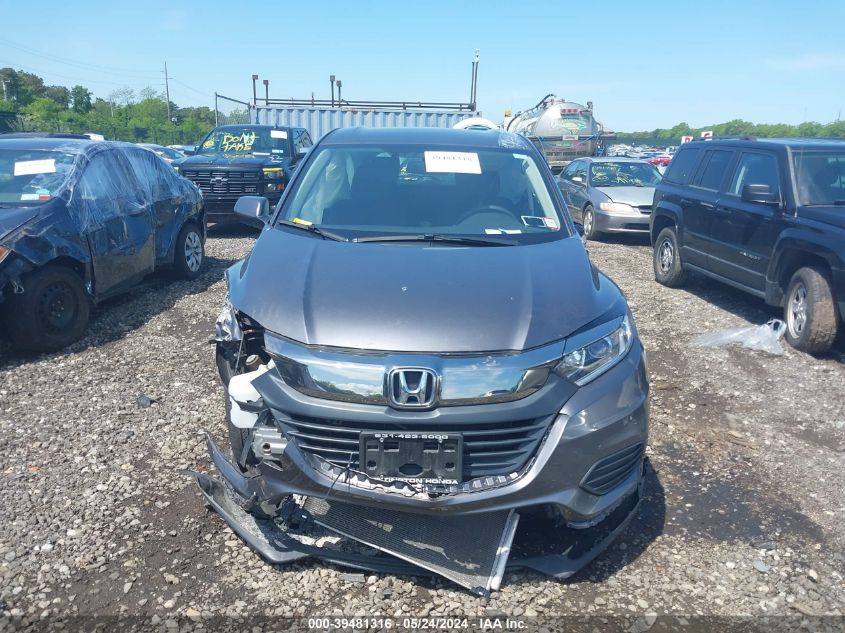 2022 Honda Hr-V Awd Lx VIN: 3CZRU6H35NM726514 Lot: 39481316