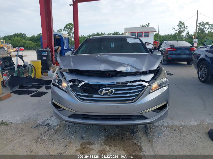 2016 Hyundai Sonata Se VIN: 5NPE24AF2GH363861 Lot: 39481326