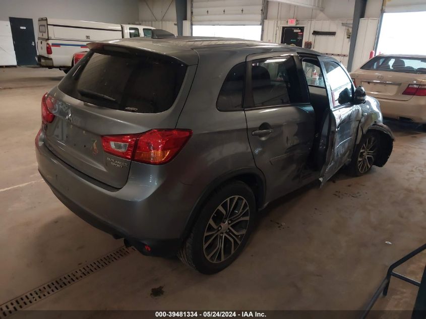 2017 Mitsubishi Outlander Sport 2.0 Es VIN: JA4AR3AU0HZ003303 Lot: 39481334