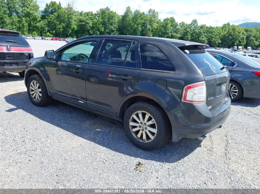 2007 Ford Edge Sel Plus VIN: 2FMDK49C47BA86840 Lot: 39481351