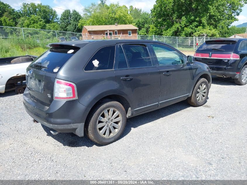 2007 Ford Edge Sel Plus VIN: 2FMDK49C47BA86840 Lot: 39481351