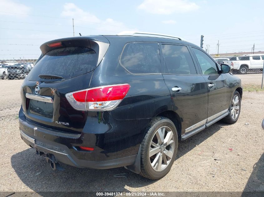 2013 Nissan Pathfinder Platinum VIN: 5N1AR2MN3DC606906 Lot: 39481374