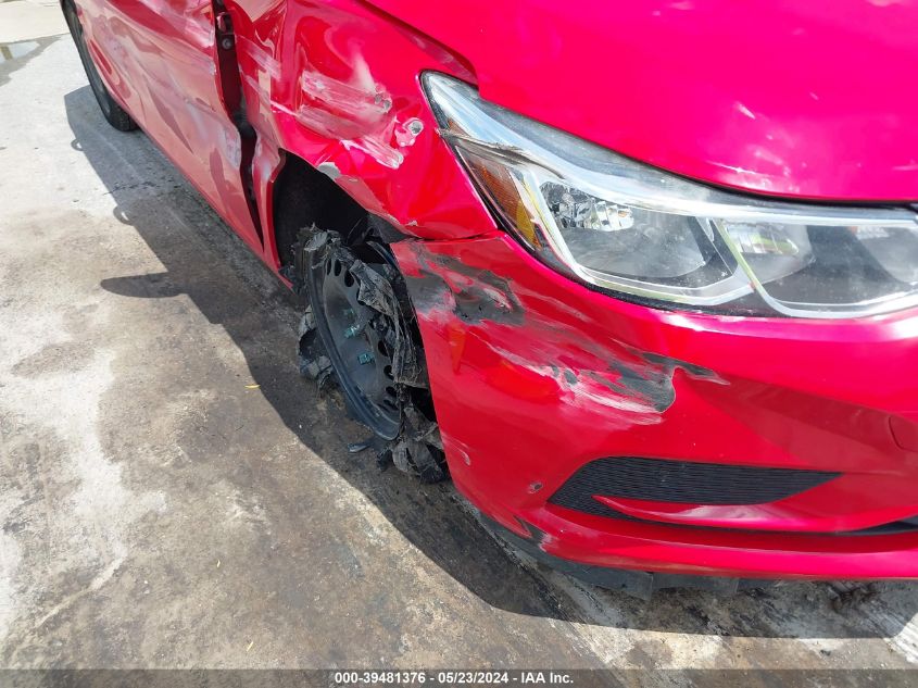 2016 Chevrolet Cruze Ls Auto VIN: 1G1BC5SM7G7238550 Lot: 39481376