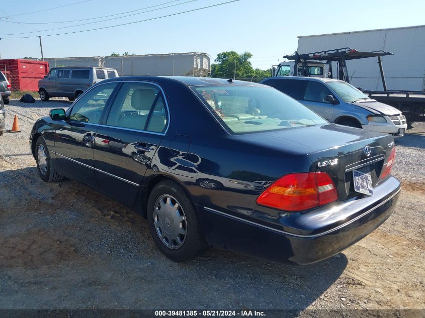 2001 Lexus Ls 430 VIN: JTHBN30F510011124 Lot: 39481385