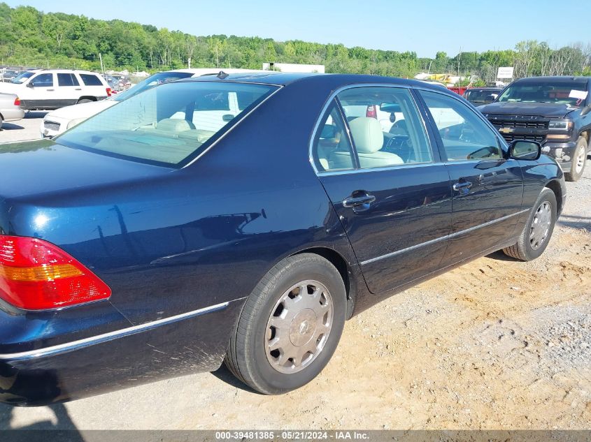 2001 Lexus Ls 430 VIN: JTHBN30F510011124 Lot: 39481385