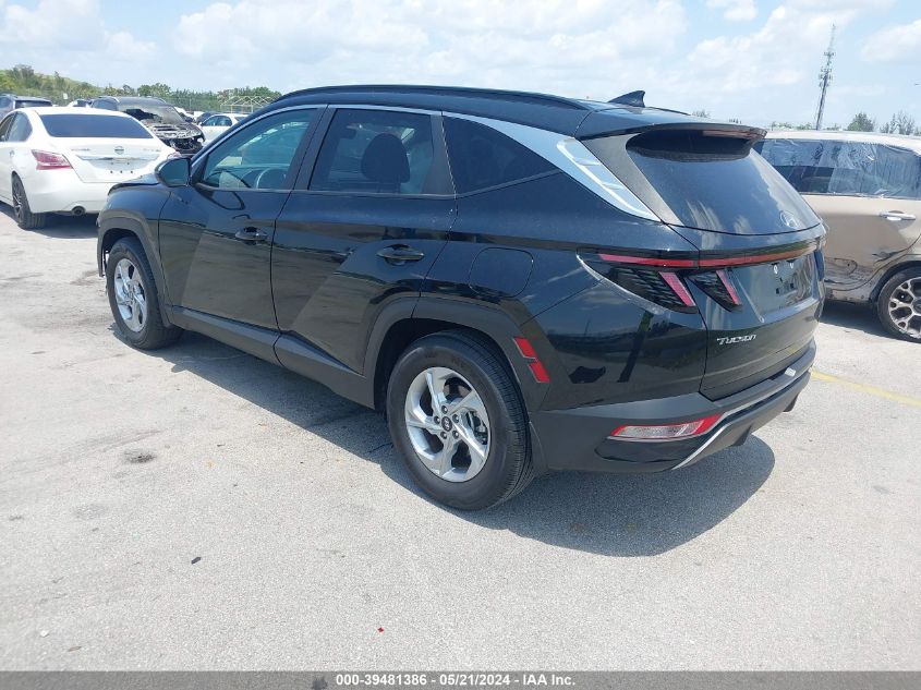 VIN 5NMJB3AE9NH110059 2022 HYUNDAI TUCSON SEL