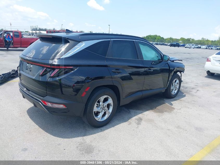 VIN 5NMJB3AE9NH110059 2022 HYUNDAI TUCSON SEL