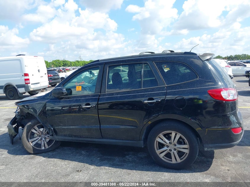 2012 Hyundai Santa Fe Limited VIN: 5XYZK3AB8CG117326 Lot: 39481388