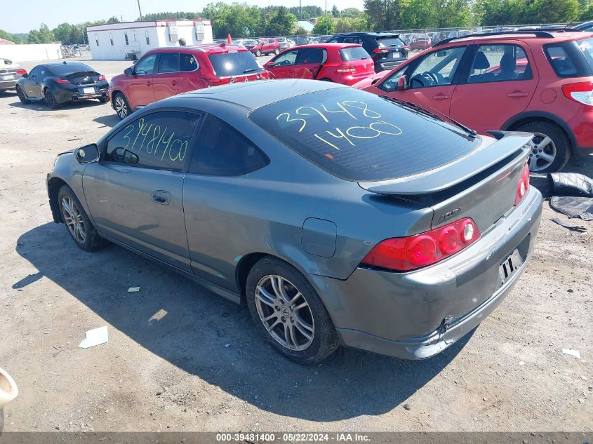 2006 Acura Rsx VIN: JH4DC54806S020640 Lot: 39481400