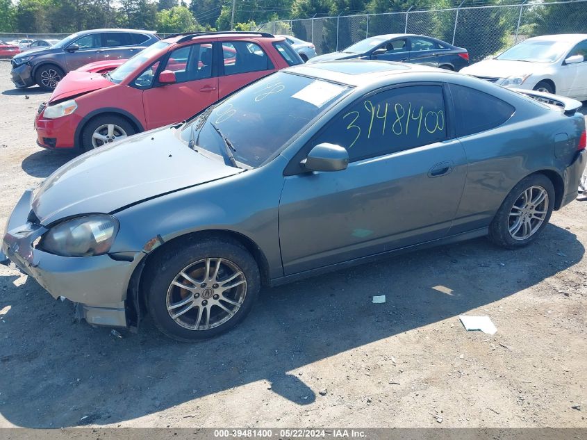 2006 Acura Rsx VIN: JH4DC54806S020640 Lot: 39481400