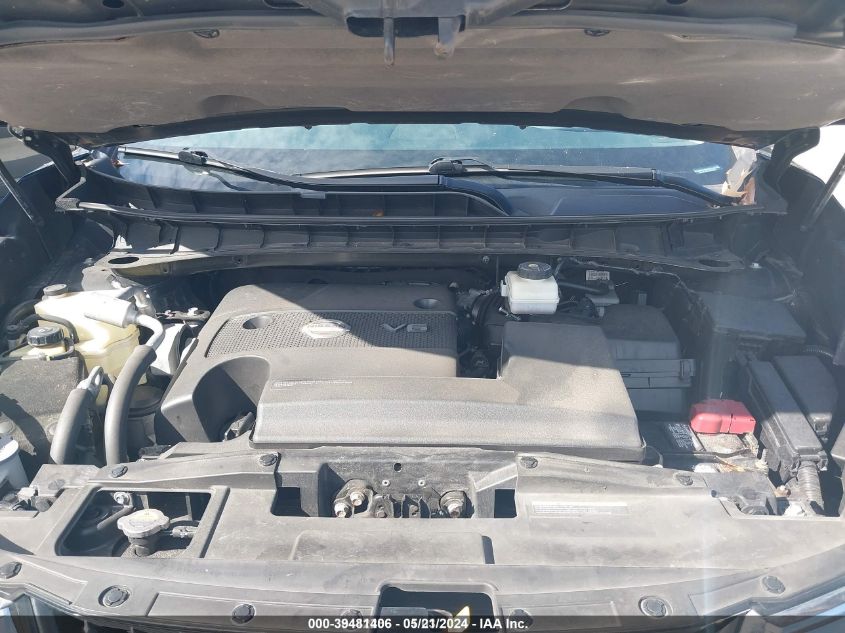 2018 Nissan Murano Sl VIN: 5N1AZ2MH7JN200024 Lot: 39481406