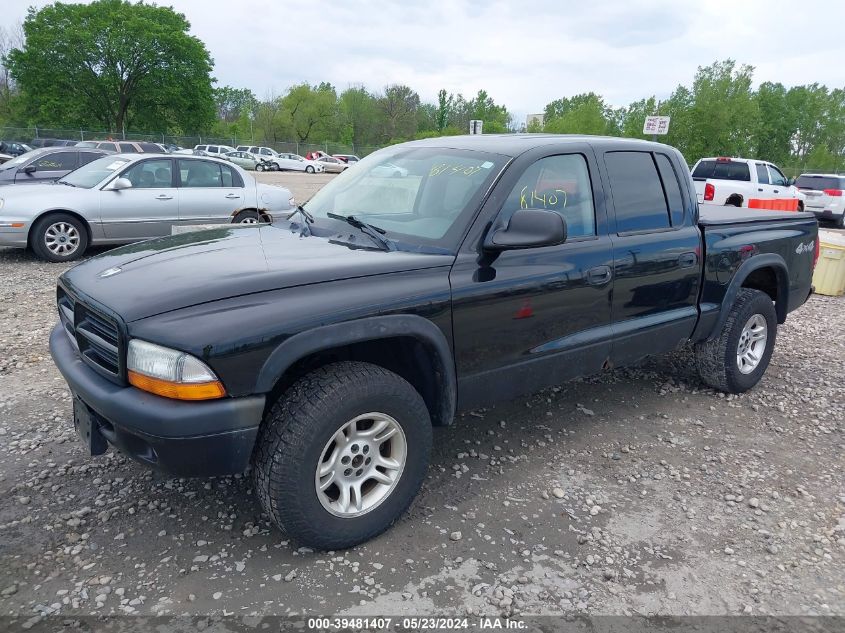 2003 Dodge Dakota Sport/Sxt VIN: 1D7HG38NX3S363064 Lot: 39481407