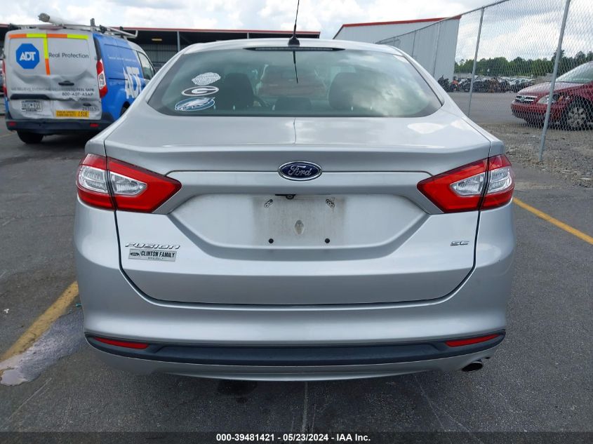 2016 FORD FUSION SE - 3FA6P0H78GR109524