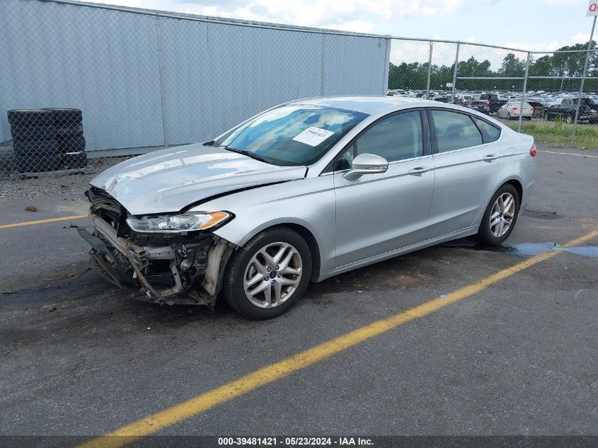 2016 Ford Fusion Se VIN: 3FA6P0H78GR109524 Lot: 39481421