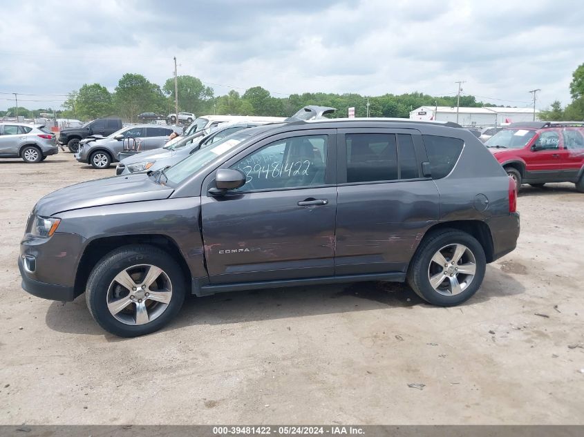 2017 Jeep Compass High Altitude 4X4 VIN: 1C4NJDEB3HD178154 Lot: 39481422