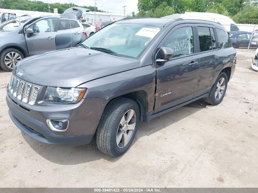 2017 Jeep Compass High Altitude 4X4 VIN: 1C4NJDEB3HD178154 Lot: 39481422