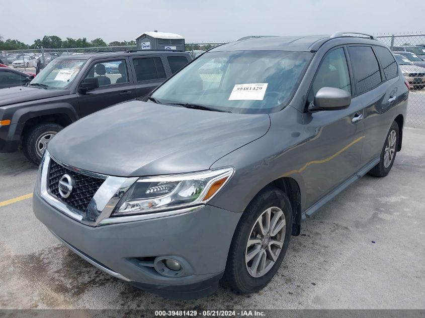 2015 Nissan Pathfinder Sv VIN: 5N1AR2MN8FC615863 Lot: 39481429