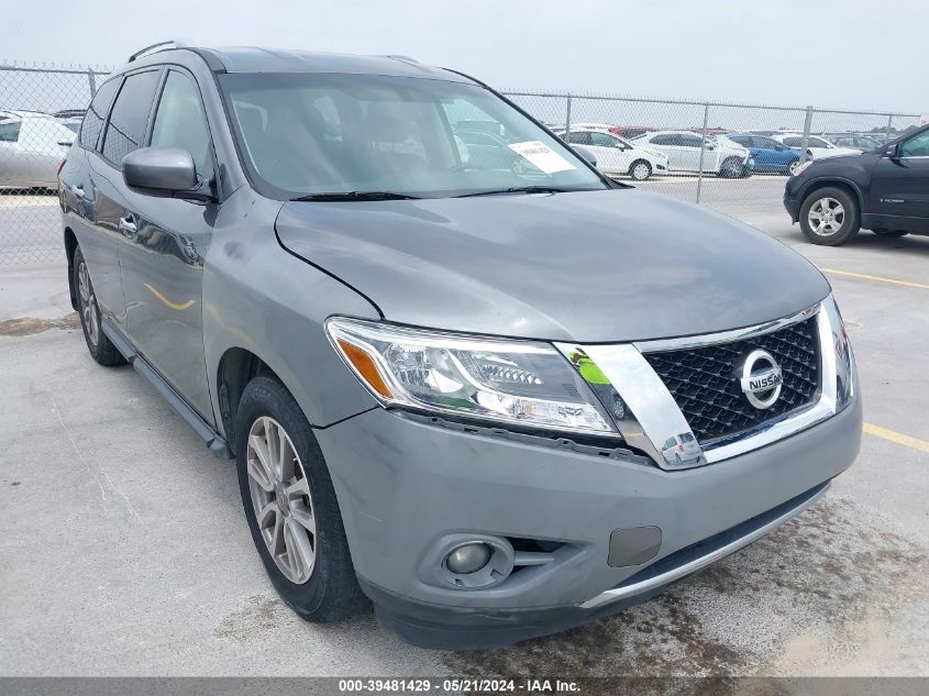 2015 Nissan Pathfinder Sv VIN: 5N1AR2MN8FC615863 Lot: 39481429