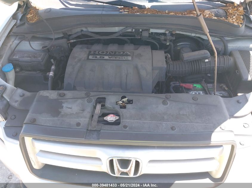 2008 Honda Pilot Se VIN: 5FNYF18398B049927 Lot: 39481433