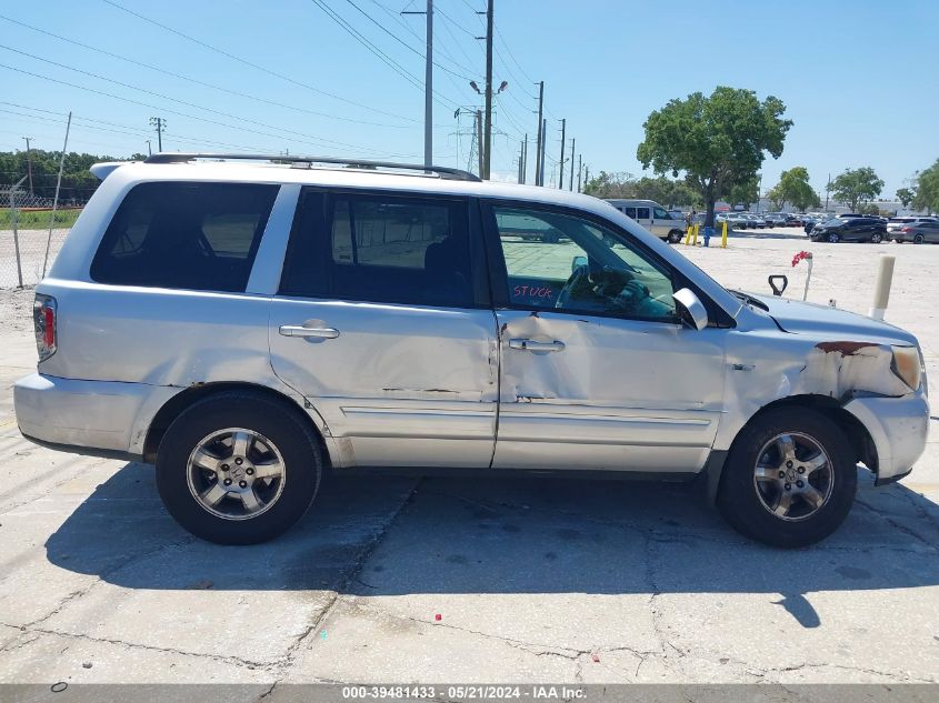 2008 Honda Pilot Se VIN: 5FNYF18398B049927 Lot: 39481433