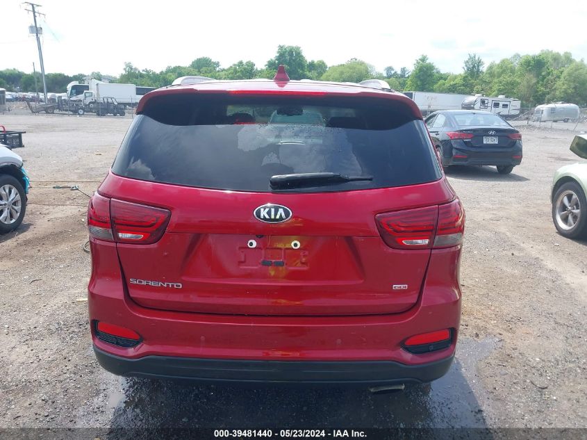 2019 KIA SORENTO 2.4L LX - 5XYPGDA34KG569814