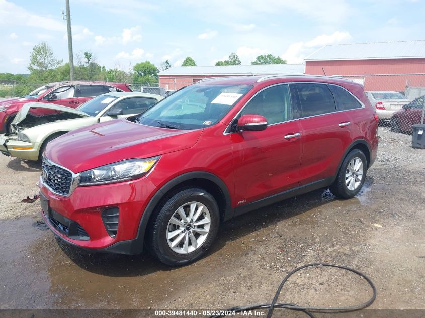 2019 KIA SORENTO 2.4L LX - 5XYPGDA34KG569814